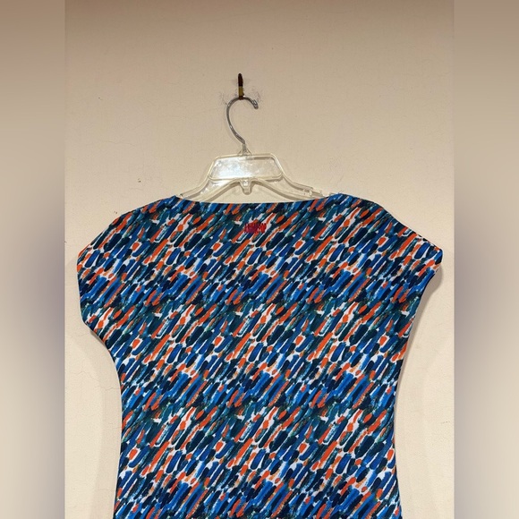 Animapop Italy Reversible Dress Abstract Artsy NWT No Iron Travel Women’s Sz S - Picture 13 of 15